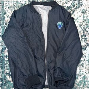Black Light Weight Bomber Jacket